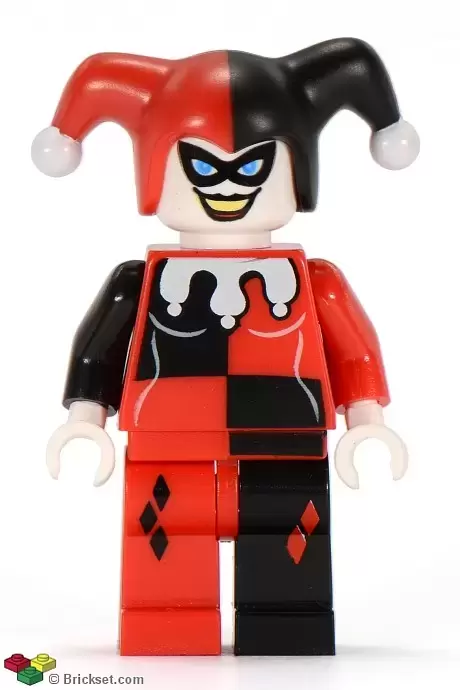 LEGO Super Heroes Minifigures - Harley Quinn - White Hands