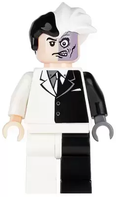 LEGO Super Heroes Minifigures - Two-Face with Plain White Hips