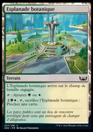 Les Rues de la Nouvelle-Capenna - Esplanade botanique