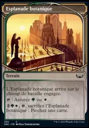 Les Rues de la Nouvelle-Capenna - Esplanade botanique