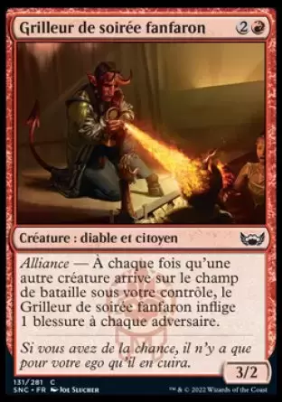 Les Rues de la Nouvelle-Capenna - Grilleur de soirée fanfaron