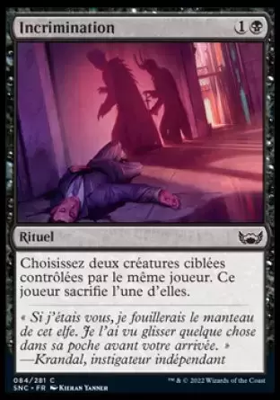 Les Rues de la Nouvelle-Capenna - Incrimination