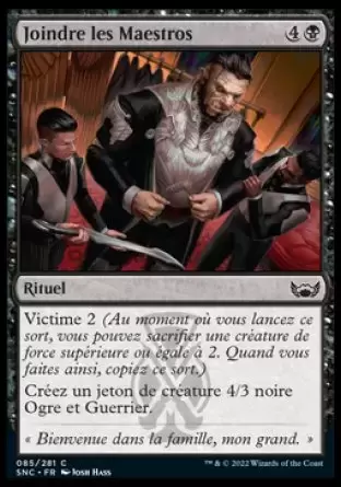 Les Rues de la Nouvelle-Capenna - Joindre les Maestros