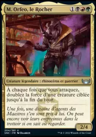 Les Rues de la Nouvelle-Capenna - M. Orfeo, le Rocher