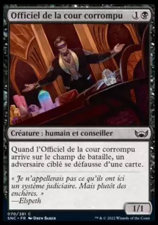 Les Rues de la Nouvelle-Capenna - Officiel de la cour corrompu