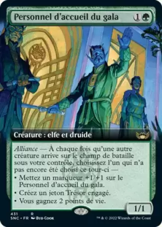 Les Rues de la Nouvelle-Capenna - Personnel d\'accueil du gala