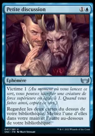 Les Rues de la Nouvelle-Capenna - Petite discussion
