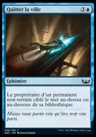 Les Rues de la Nouvelle-Capenna - Quitter la ville