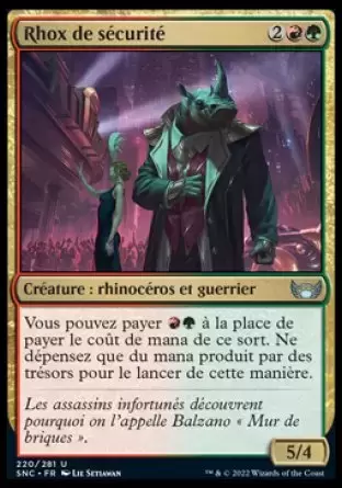 Les Rues de la Nouvelle-Capenna - Rhox de sécurité