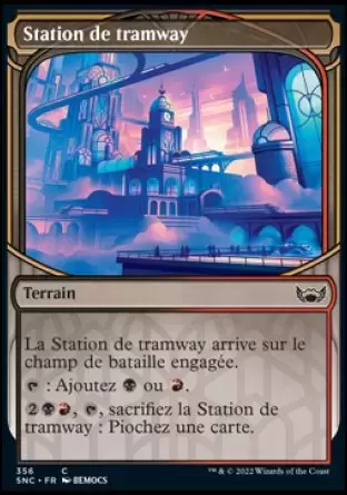 Les Rues de la Nouvelle-Capenna - Station de tramway