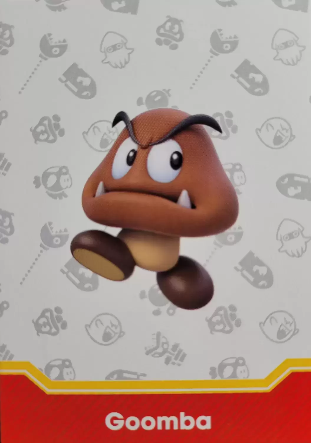 Super Mario Nintendo -2022 - Goomba - enemy card