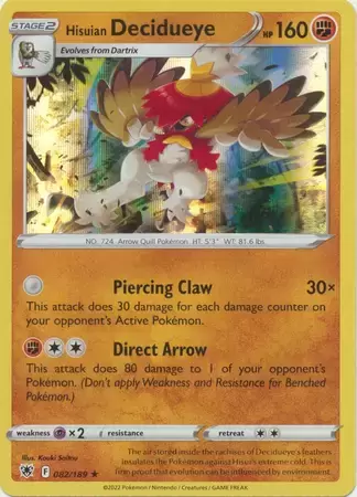 Astral Radiance - Hisuian Decidueye Holo