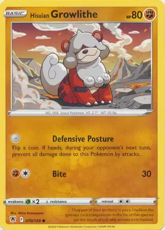 Astral Radiance - Hisuian Growlithe