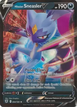 Astral Radiance - Hisuian Sneasel V