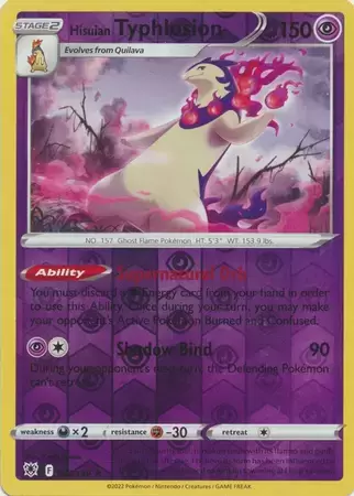 Astral Radiance - Hisuian Typhlosion Holo