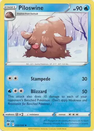 Astral Radiance - Piloswine