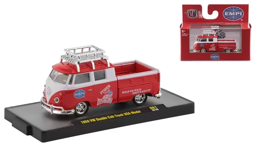 M2 Machines - 1959 VW Double Cab Truck USA Model