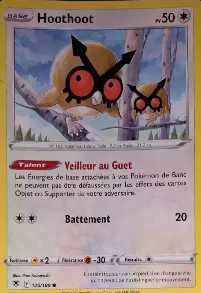 Astres Radieux - Hoothoot