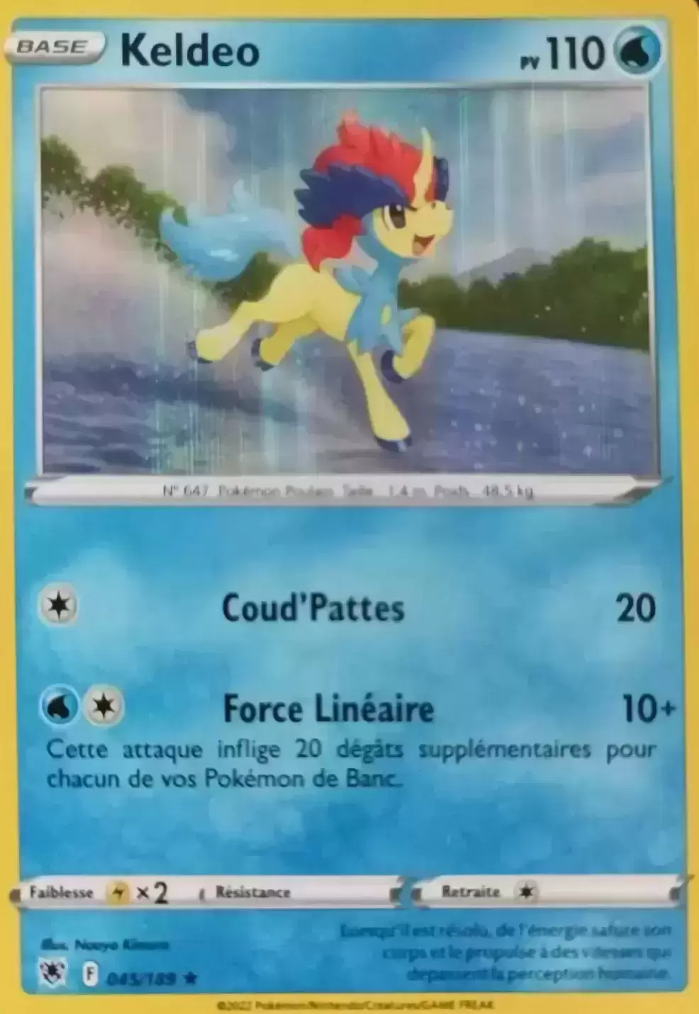 Astres Radieux - Keldeo holographique