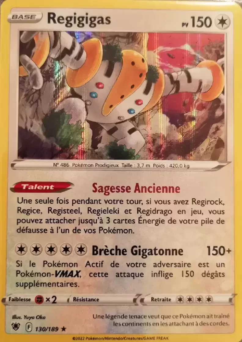Astres Radieux - Regigigas Holographique