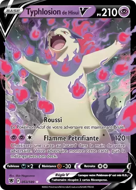 Astres Radieux - Typhlosion de Hisui V