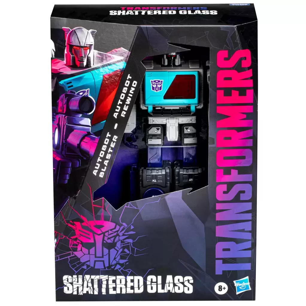 Transformers Generations: Shattered Glass Collection - Blaster with Rewind