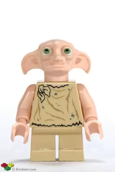 Lego Harry Potter Minifigures - Dobby (Elf), Light Nougat