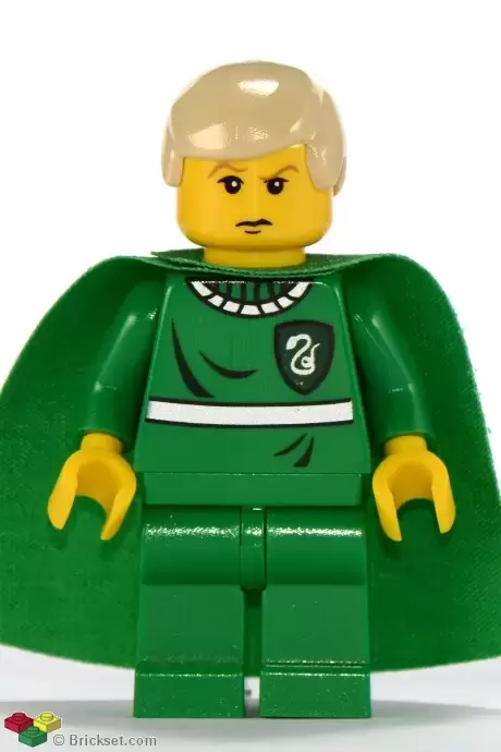 Lego Harry Potter Minifigures - Draco Malfoy, Green Quidditch Uniform