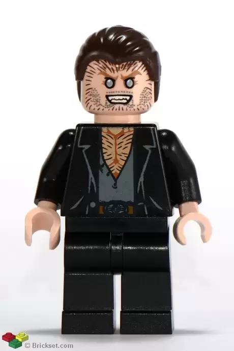 Lego Harry Potter Minifigures - Fenrir Greyback, Dark Brown Hair