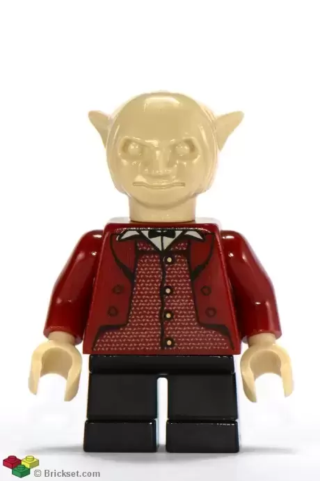 Lego Harry Potter Minifigures - Goblin, Dark Red Torso