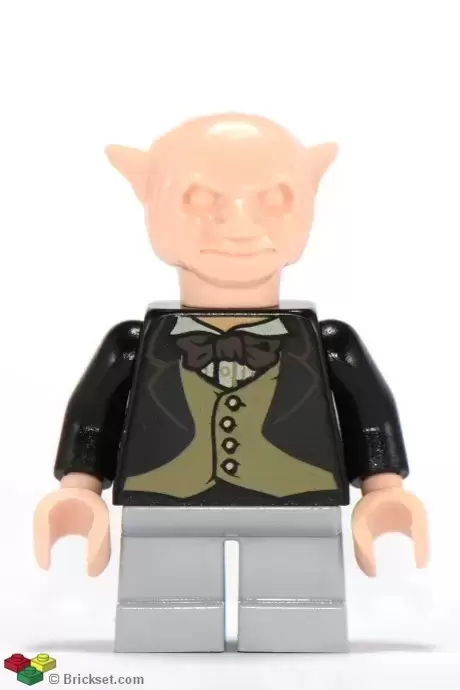 Lego Harry Potter Minifigures - Goblin, Light Bluish Gray Legs