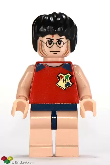 Lego Harry Potter Minifigures - Harry Potter, Tournament Sleeveless Shirt & Swim Trunks, Flippers