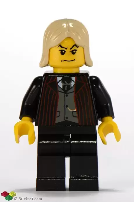 Lego Harry Potter Minifigures - Lucius Malfoy, Black Suit Torso, Black Legs