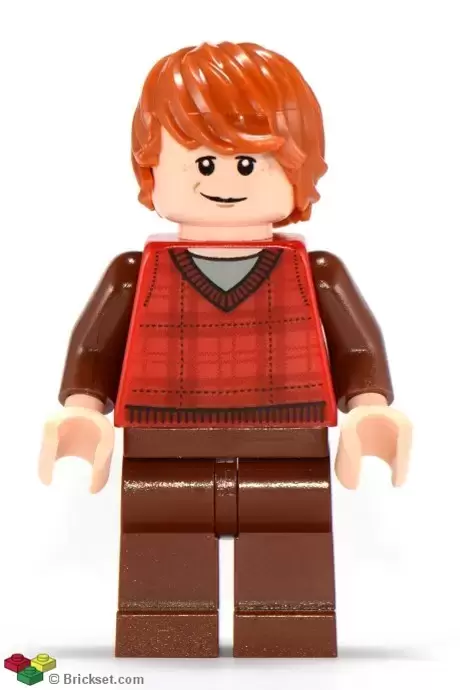 Lego Harry Potter Minifigures - Ron Weasley, Red Tartan Sweater