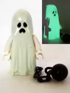 Lego Monster Fighter Minifigures - Ghost with Pointed Top Shroud and Ball and Chain