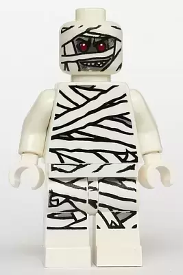 Lego Monster Fighter Minifigures - Mummy - Glow In Dark Pattern