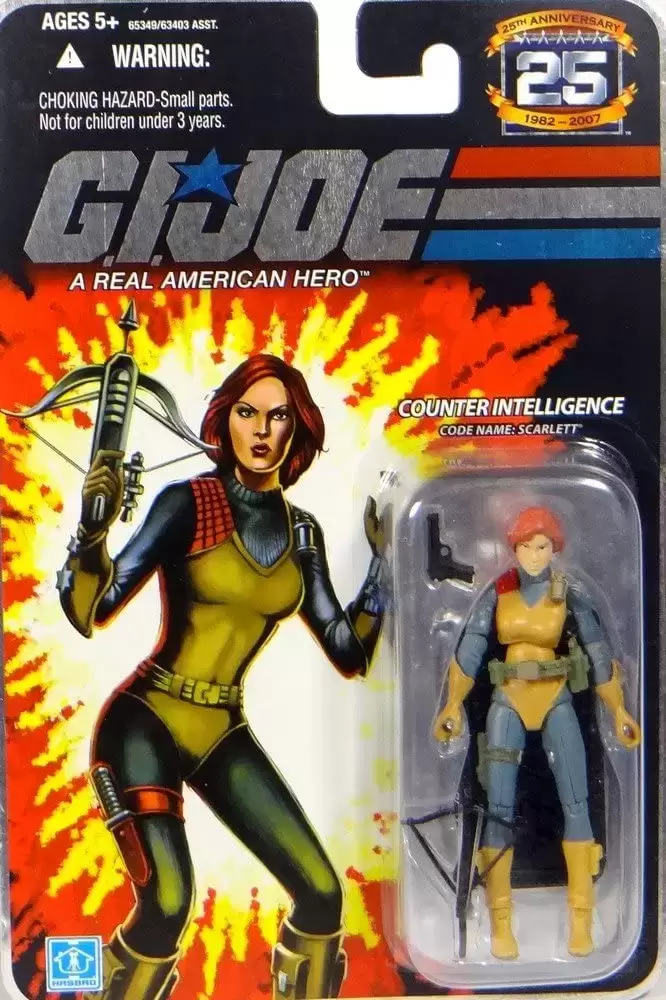 G.I. Joe - 25th Anniversary - Counter Intelligence : Scarlett