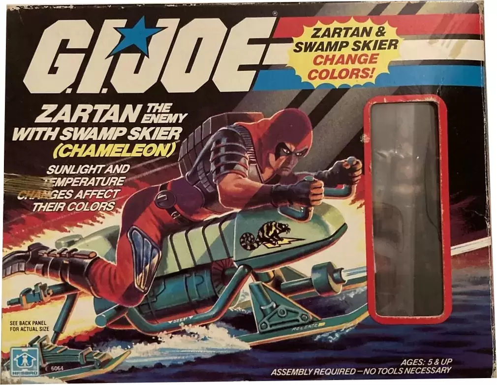 G.I. Joe Vintage - Zartan with Swamp Skier - Chameleon