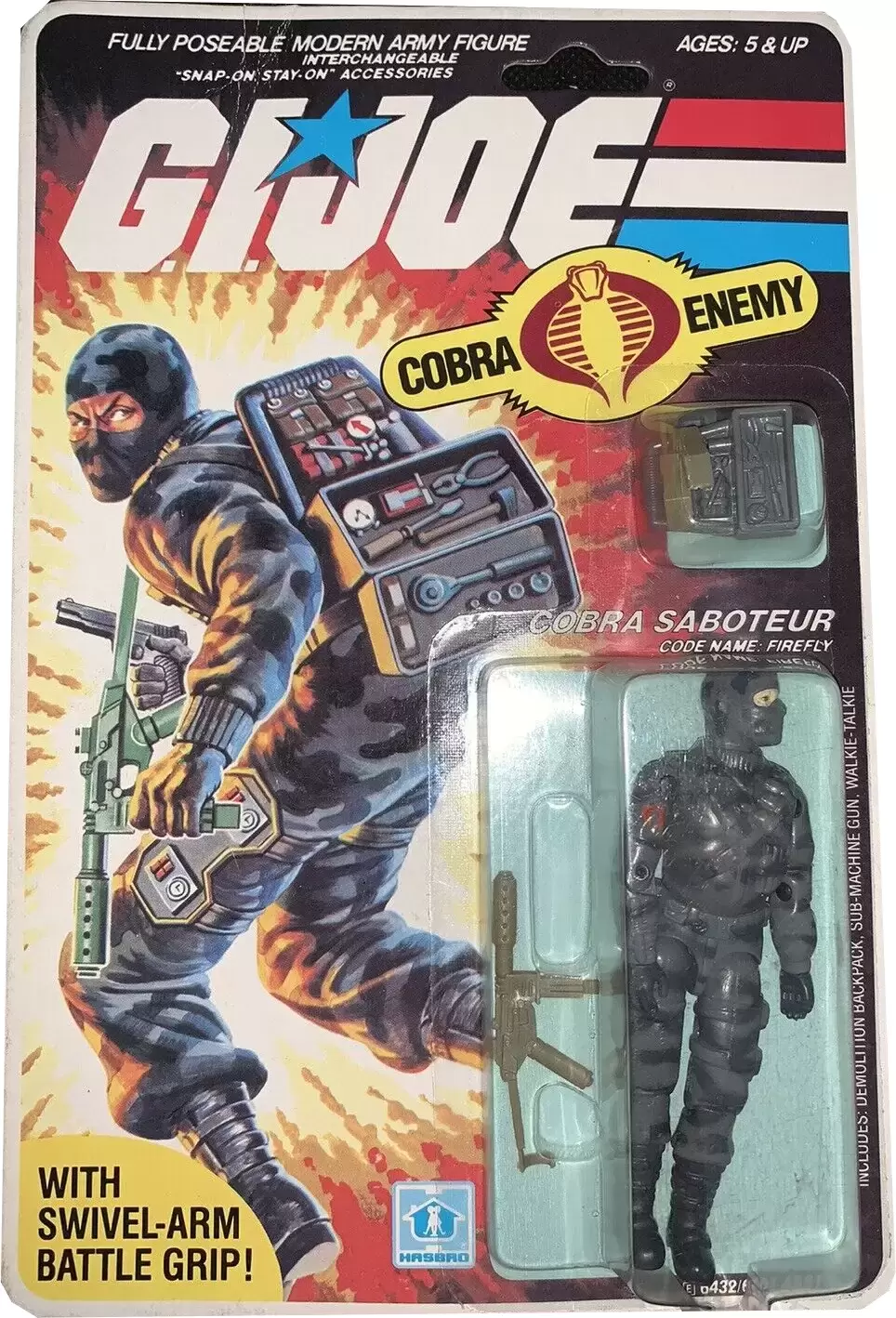G.I. Joe Vintage - Firefly (Cobra Saboteur)
