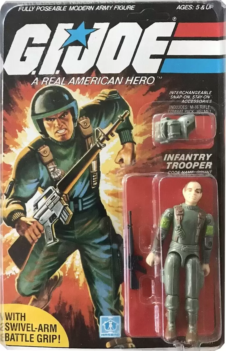 G.I. Joe Vintage - Grunt (Infantry Trooper) - Swivel