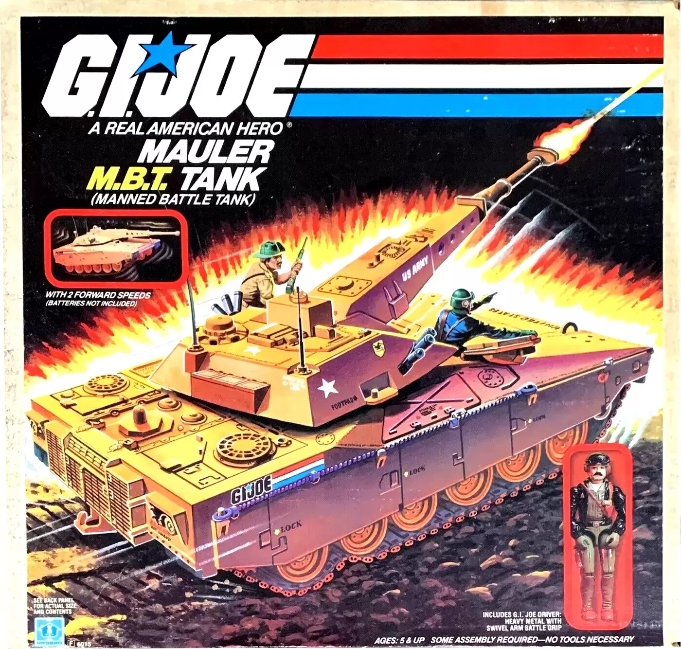 Mauler M.B.T. Tank (Manned Battle Tank) - G.I. Joe Vintage action