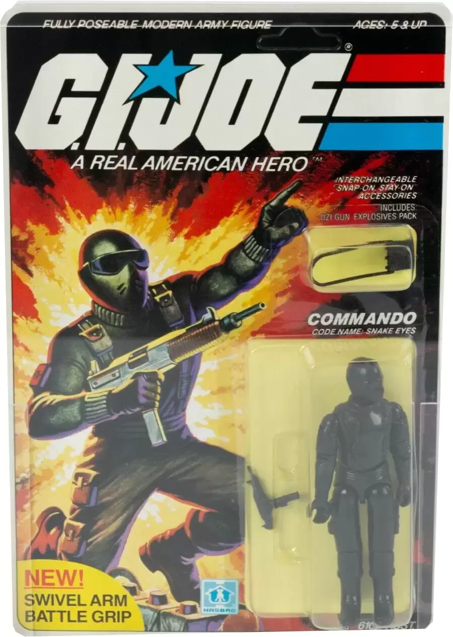 G.I. Joe Vintage - Snake Eyes (Commando) - Swivel