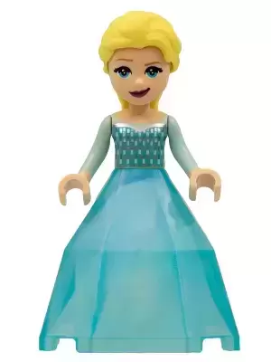 Lego Disney Minifigures - Elsa - Diamond Dress Container Bottom