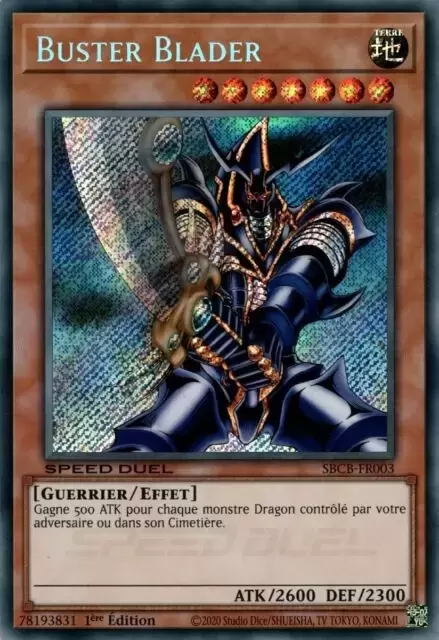 Coffret Speed Duel Bataille-Ville SBCB - Buster Blader Holographique