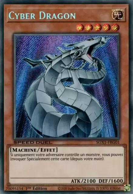 Speed Duel GX SGX1 - Cyber Dragon Holographique