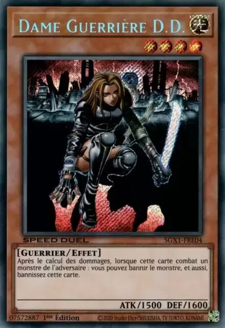 Speed Duel GX SGX1 - Dame Guerrière D.D. Holographique