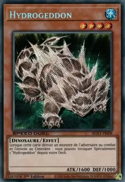 Speed Duel GX SGX1 - Hydrogeddon Holographique
