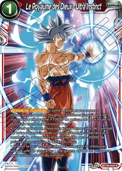 Realm of the Gods [BT16] - Le Royaume des Dieux - Ultra Instinct