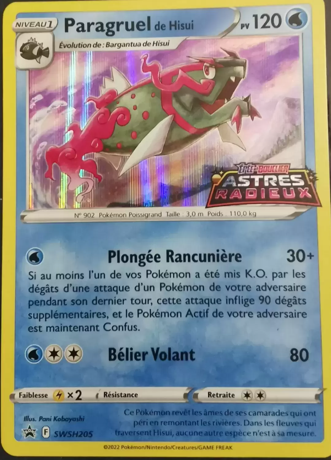 Cartes Promo Black Star Épée et Bouclier - Paragruel de Hisui