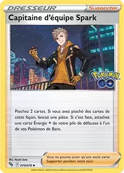 Pokémon Go - Capitaine d\'Equipe Spark
